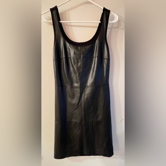Bailey 44 faux leather dress. Size M - Picture 3 of 7